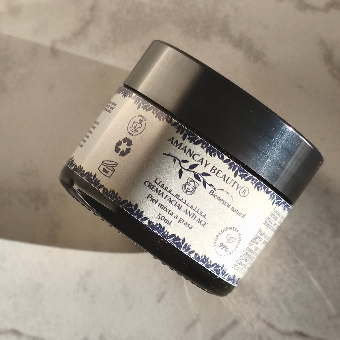 Crema facial anti age cuidado masculino