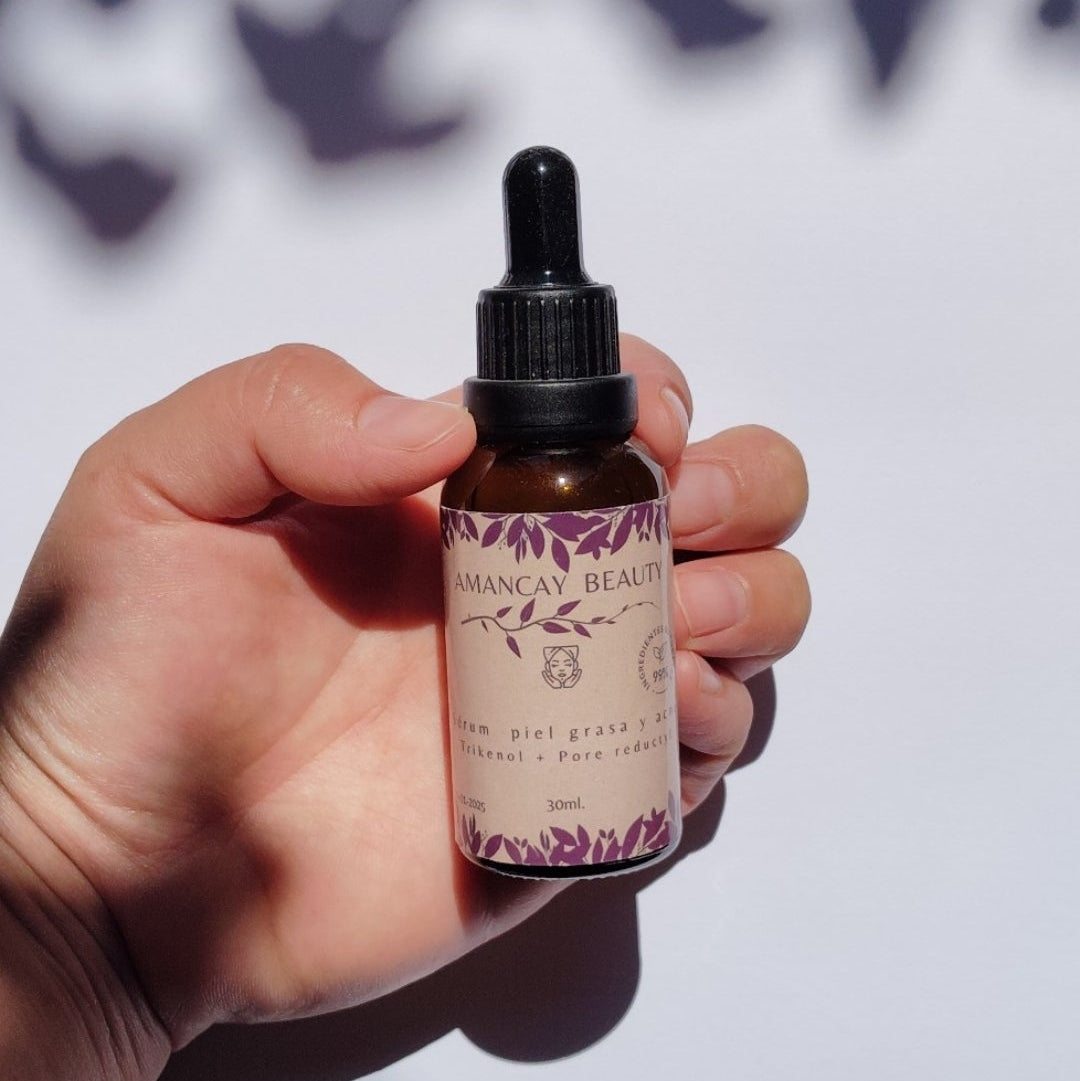 Sérum facial anti age Piel grasa y acné