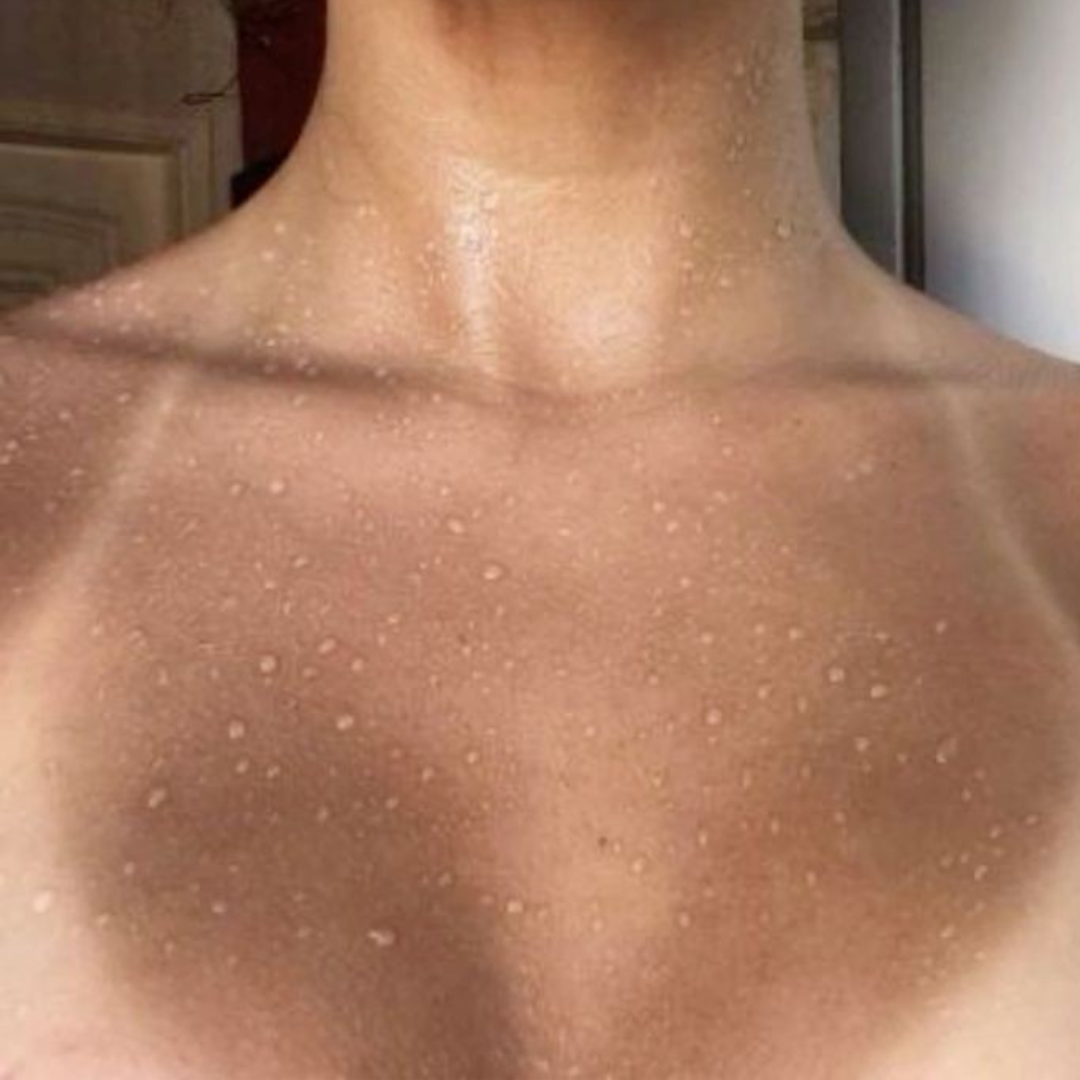 Aceite bronceador iluminador