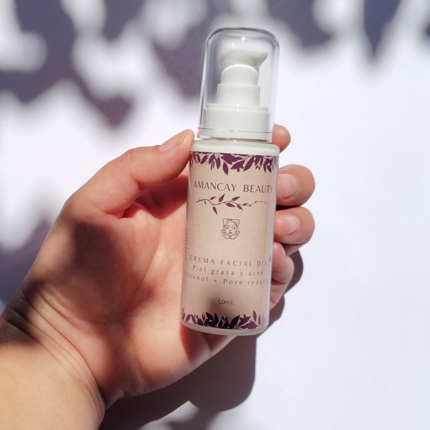 Crema facial piel grasa y acne día