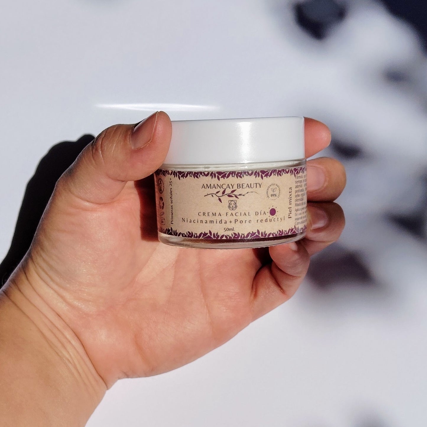 Crema facial piel mixta día