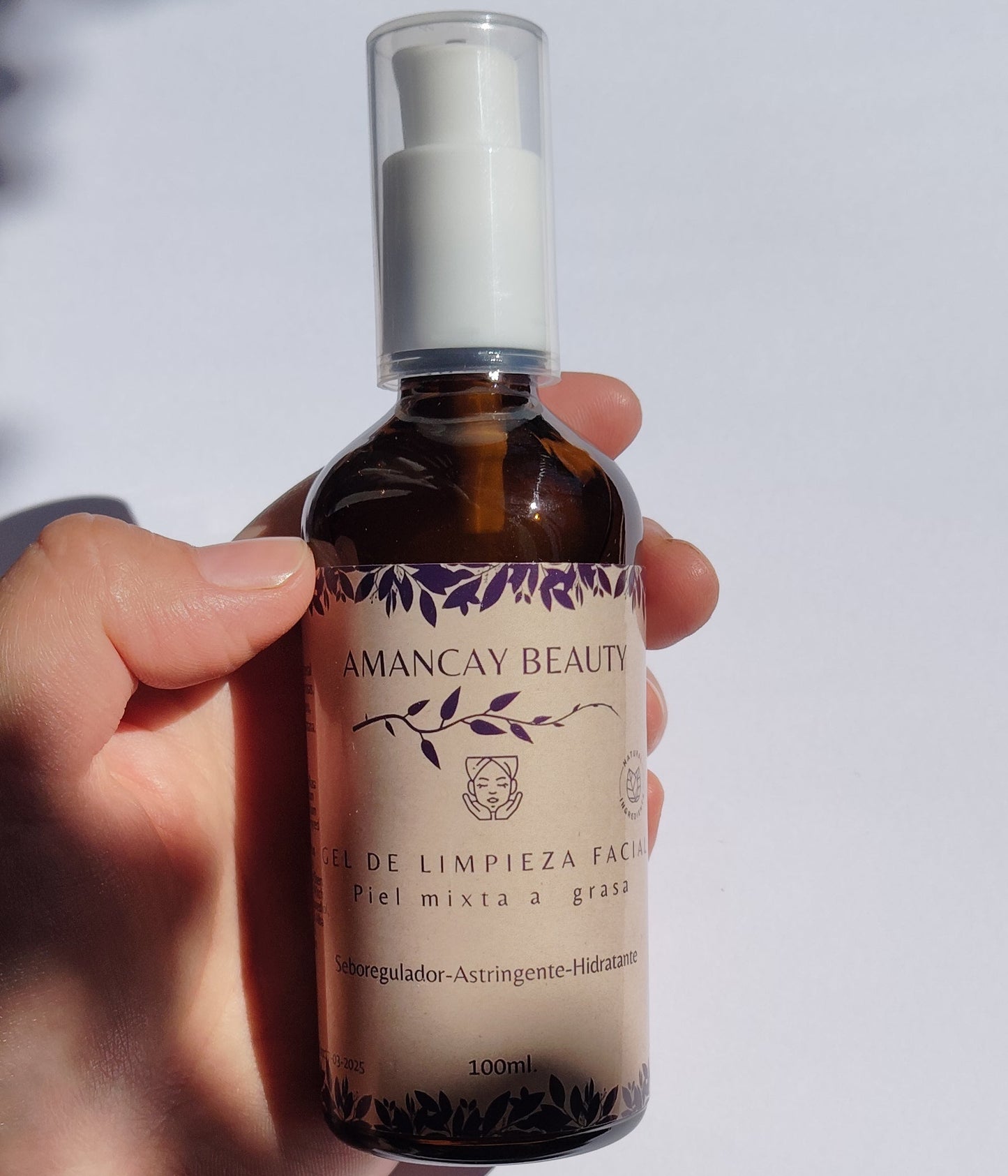 Gel de limpieza piel grasa y acné