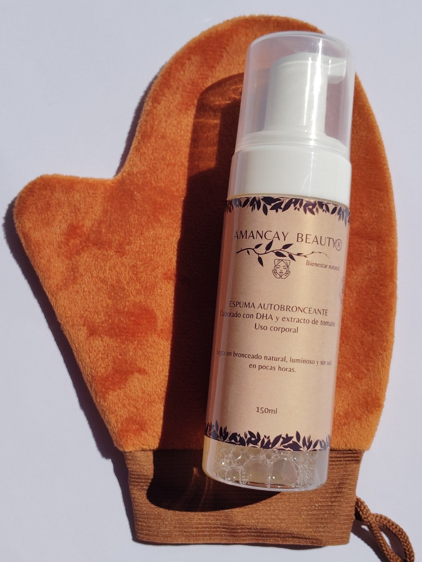 Espuma autobronceante