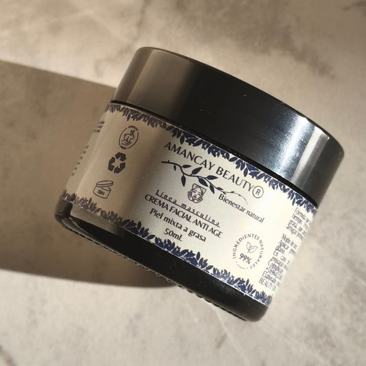 Crema facial anti age cuidado masculino