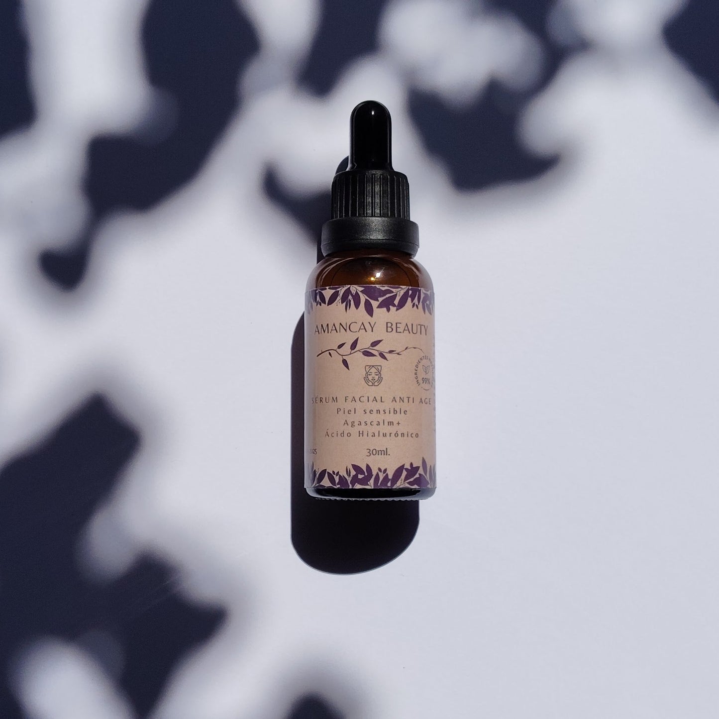 Sérum facial piel seca a sensible efecto calmante