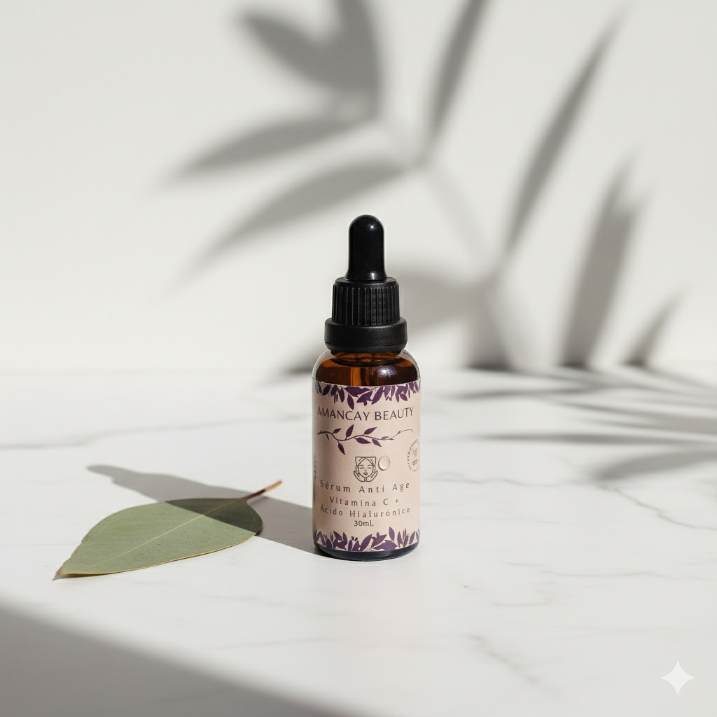 Sérum facial anti age vitamina c +aceite de avellana